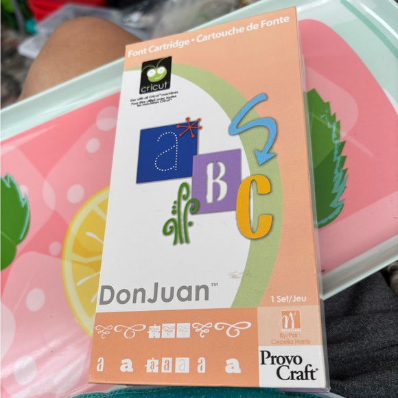 Cricut DonJuan Font Cartridge - Picture 1 of 4